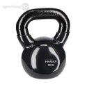 KNV10 BLACK KETTLEBELL ŻELIWNY POKRYTY WINYLEM HMS