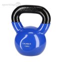 KNV10 BLUE KETTLEBELL ŻELIWNY POKRYTY WINYLEM HMS