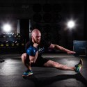 KNV12 BLUE KETTLEBELL ŻELIWNY POKRYTY WINYLEM HMS