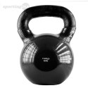 KNV32 BLACK KETTLEBELL ŻELIWNY POKRYTY WINYLEM HMS