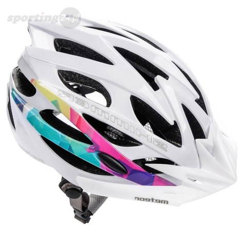 Kask rowerowy Meteor Shimmer M 55-58 cm biały 24757 Meteor