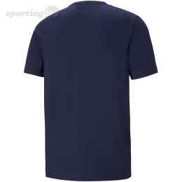 Koszulka męska Puma ESS Logo Tee Peacoat granatowa 586666 06 Puma