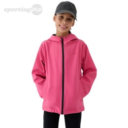 Kurtka dla dziewczynki softshell 4F F305 różowa 4FJWSS25TSOFF305 54S 4F