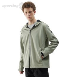 Kurtka męska softshell 4F M324 oliwkowa 4FWSS25TSOFM324 44S 4F