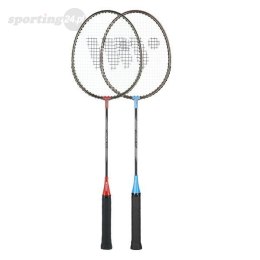 Zestaw do Badmintona Wish Alumtec 316K czerwony + niebieski