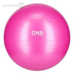 Piłka Gimnastyczna One Fitness 55cm różowa GB10